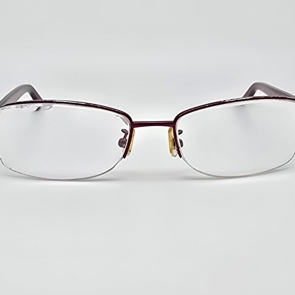 Christian Dior CD7746J C5 Red Rhinestone Semi Rimless Eyeglasses Frame w/ Case - Picture 2 of 16